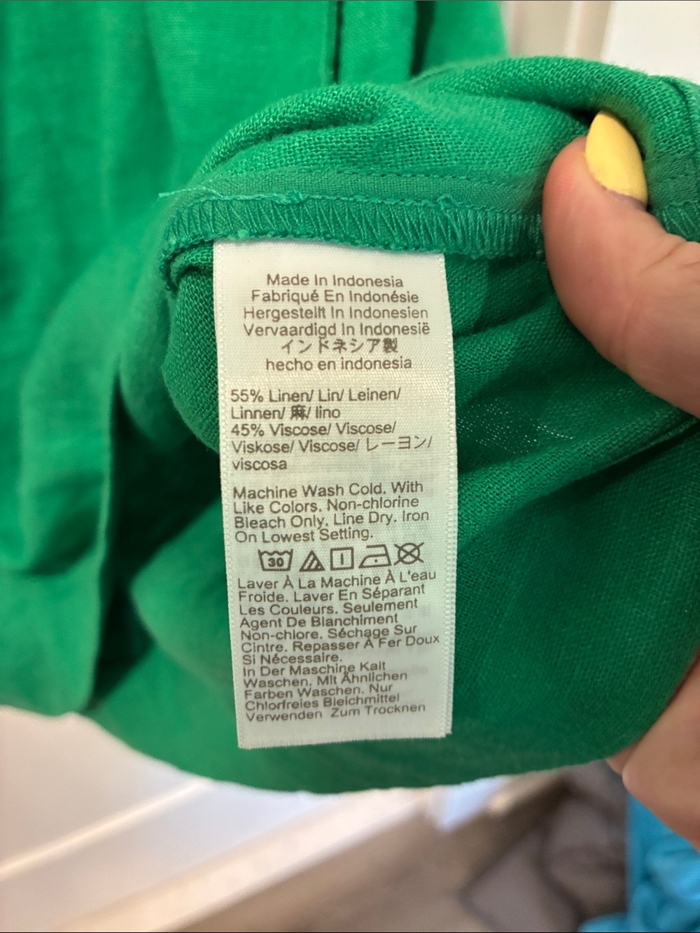 J. Crew Emerald Green Sleeveless Linen Blend Mini Shift Dress - Picture 5 of 5